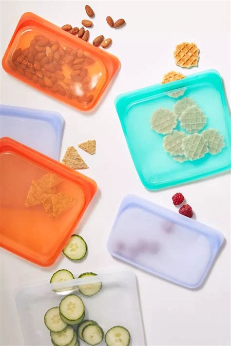 stasher bag storage|no zip food storage bags.